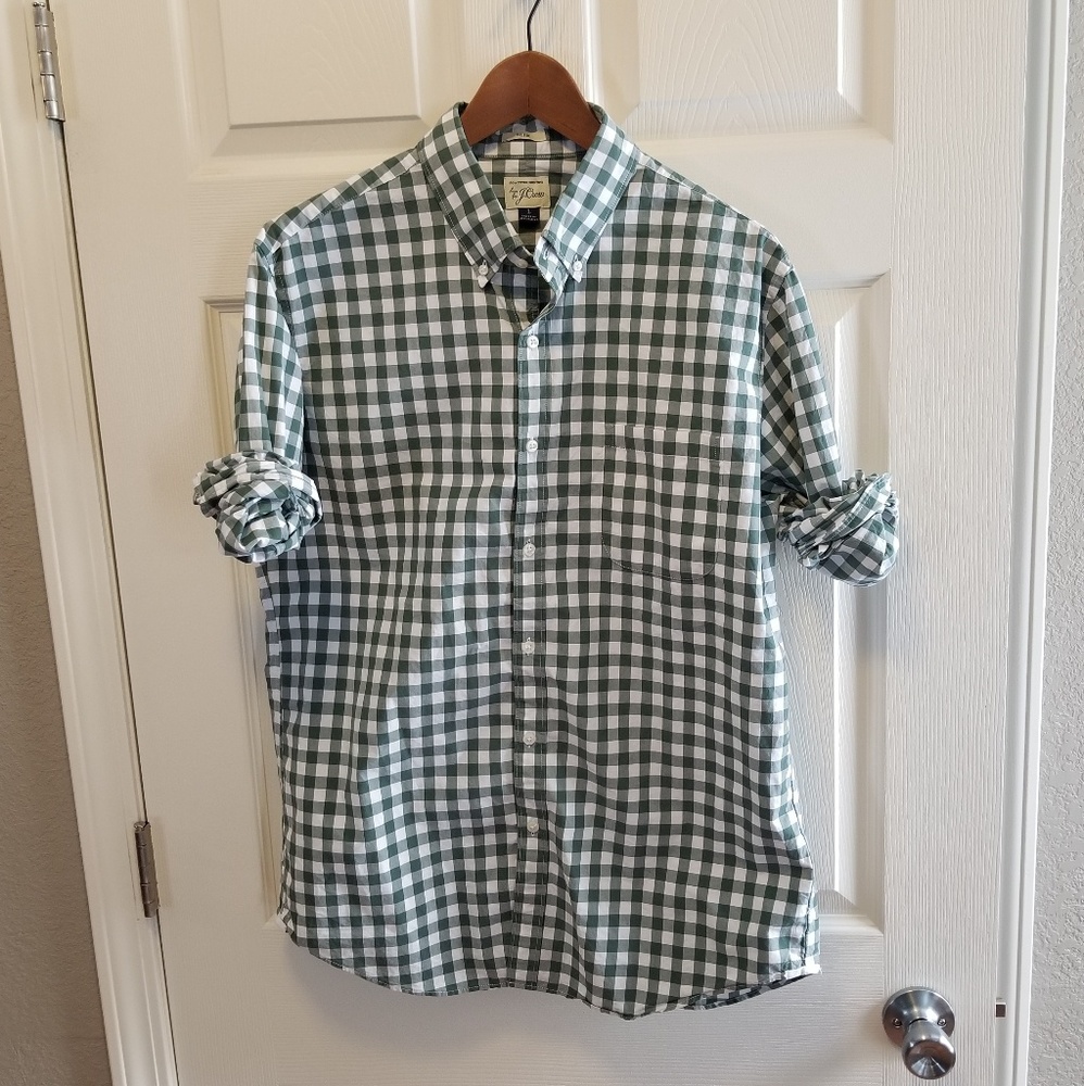 J. Crew Slim Fit Gingham Shirt
